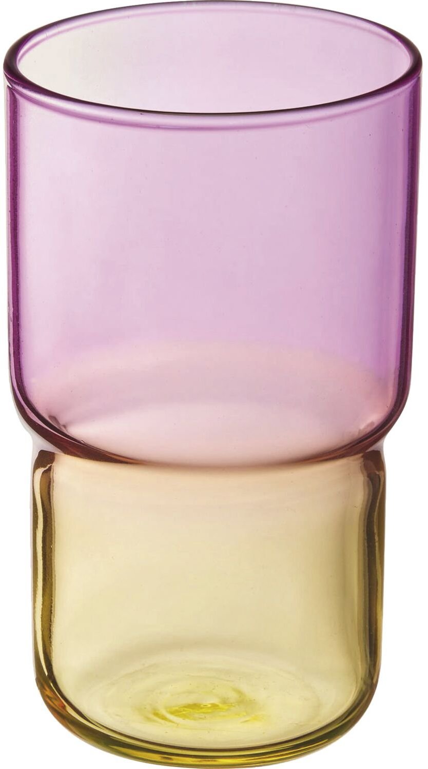 Arcoroc Sklenice na pití Candy Mix, růžovo-jantarová, 0,32 l, 12 ks