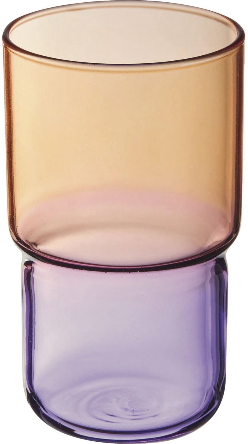 Arcoroc Sklenice na pití Candy Mix, oranžovo-fialová, 0,32 l, 12 ks