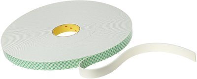 3M pěnová oboustranná páska 4032, bílá, 19 mm x 10 m