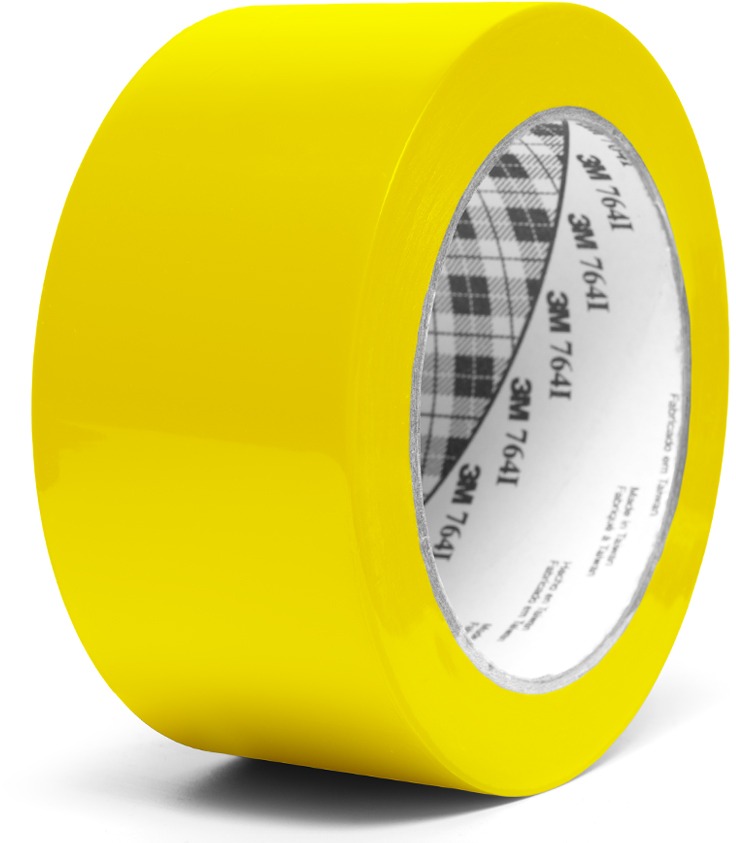 3M Univerzální označovací PVC lepicí páska 764i, 50 mm x 33 m, žlutá