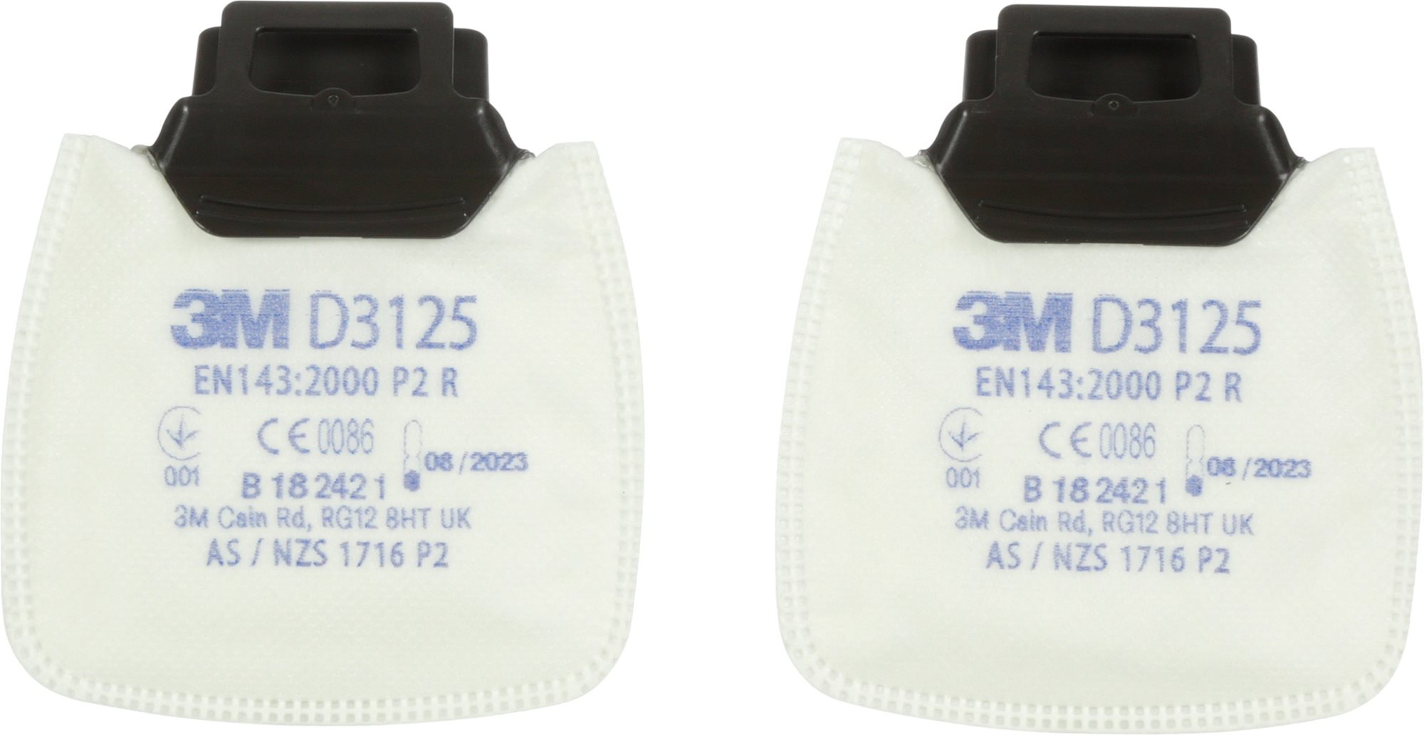 3M Secure Click D3125 Částicový filtr P2 R - balení 2ks