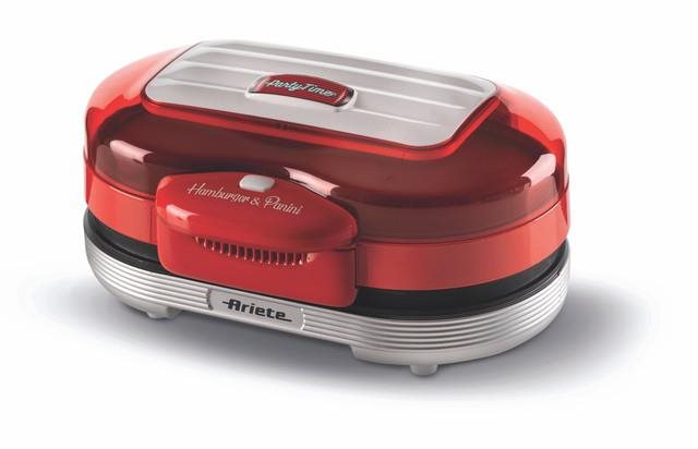 Ariete Party Time Hamburger Maker 205, červený