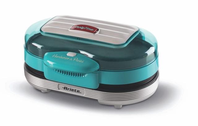 Ariete Party Time Hamburger Maker 205/01, modrý