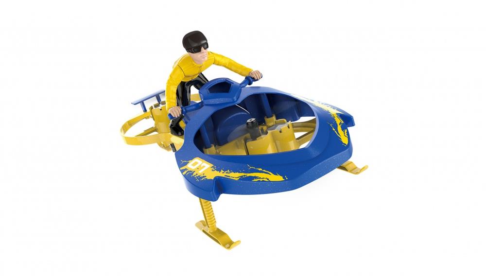 Amewi RC dron Extreme Air Cycle ovládaný rukou, modrožlutý