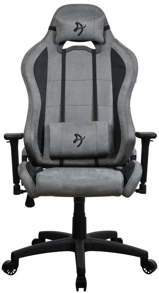 Herní židle AROZZI Torretta SuperSoft šedá
