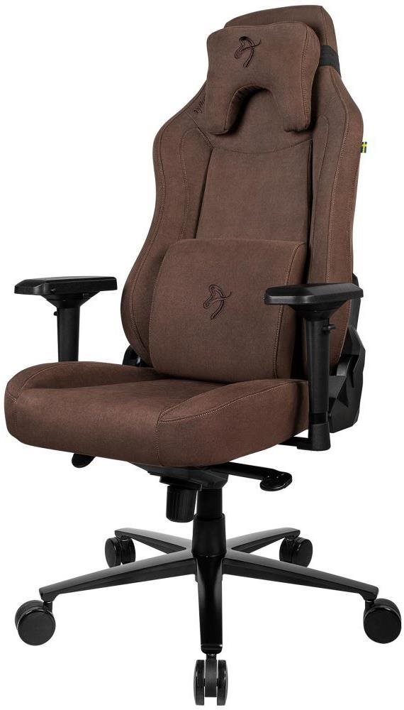Herní židle AROZZI Vernazza SuperSoft v hnědé barvě
