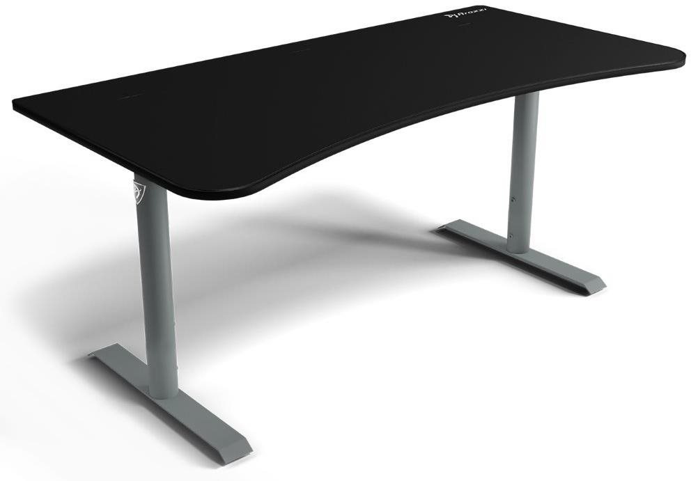 Herní stůl Arozzi Arena černo-šedý s ergonomickým designem