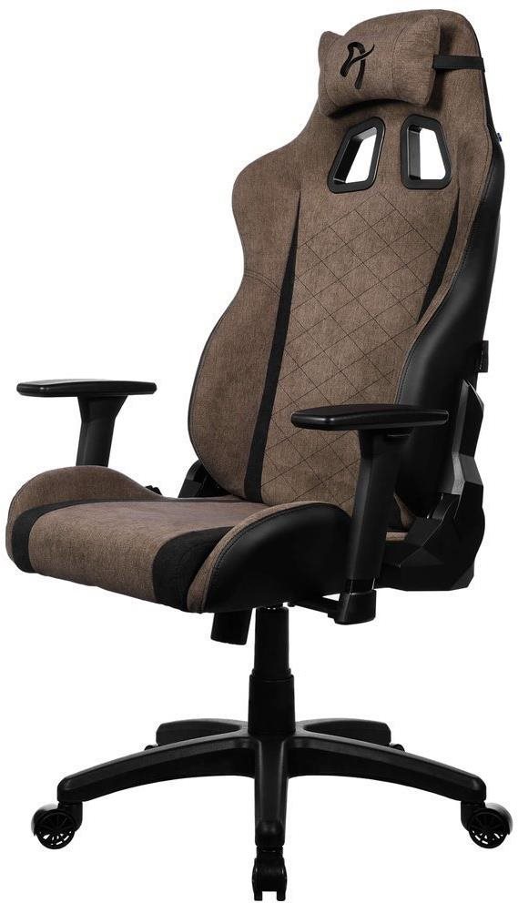 Židle AROZZI Avanti Soft Fabric v hnědé barvě