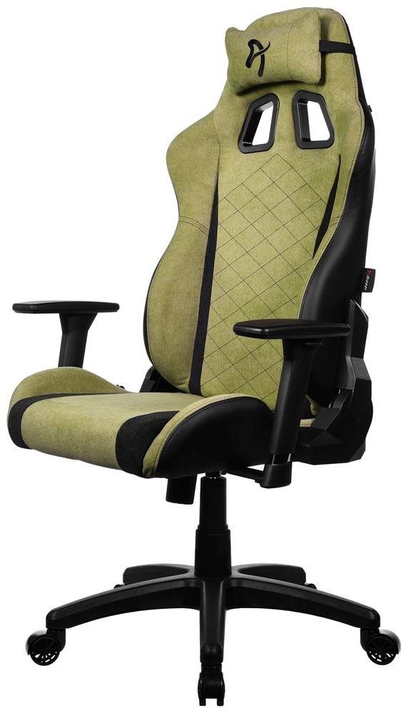 Herní židle AROZZI Avanti Soft Fabric mechově zelená