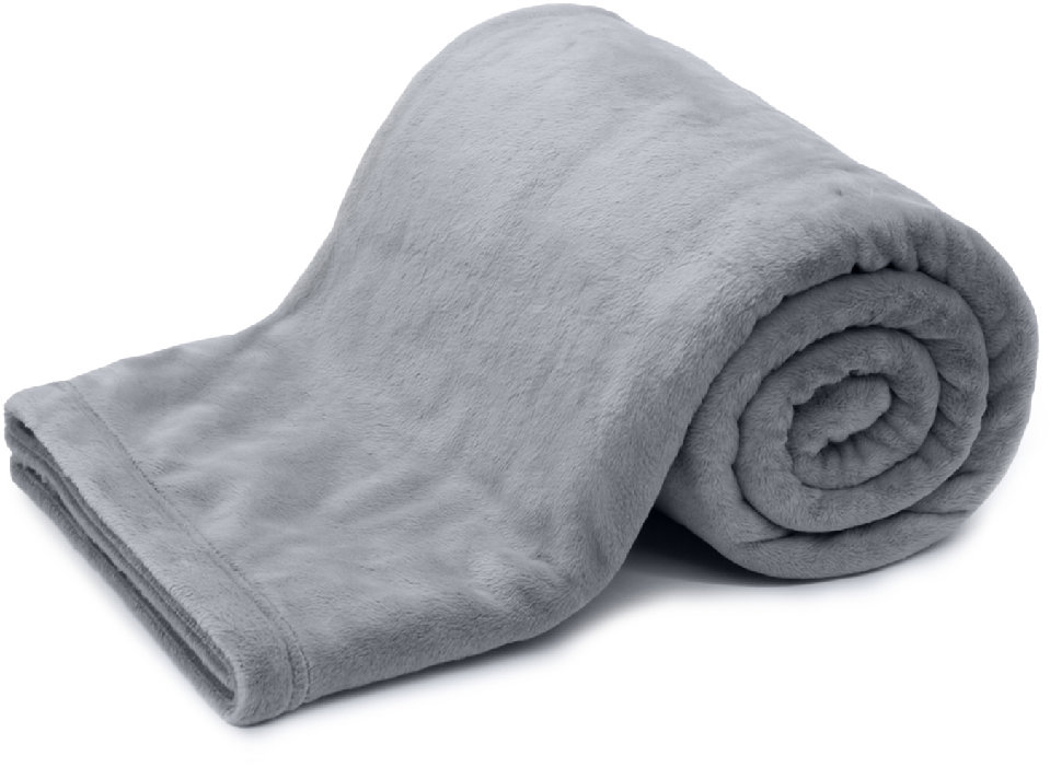 ARÔME HOME Luxusní deka se sametovou podšívkou, Essential šedá