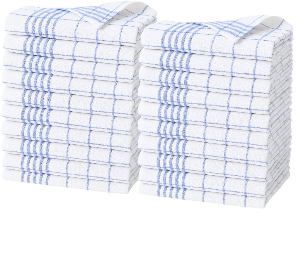 ARÔME HOME Kuchyňské utěrky, modré 20 ks