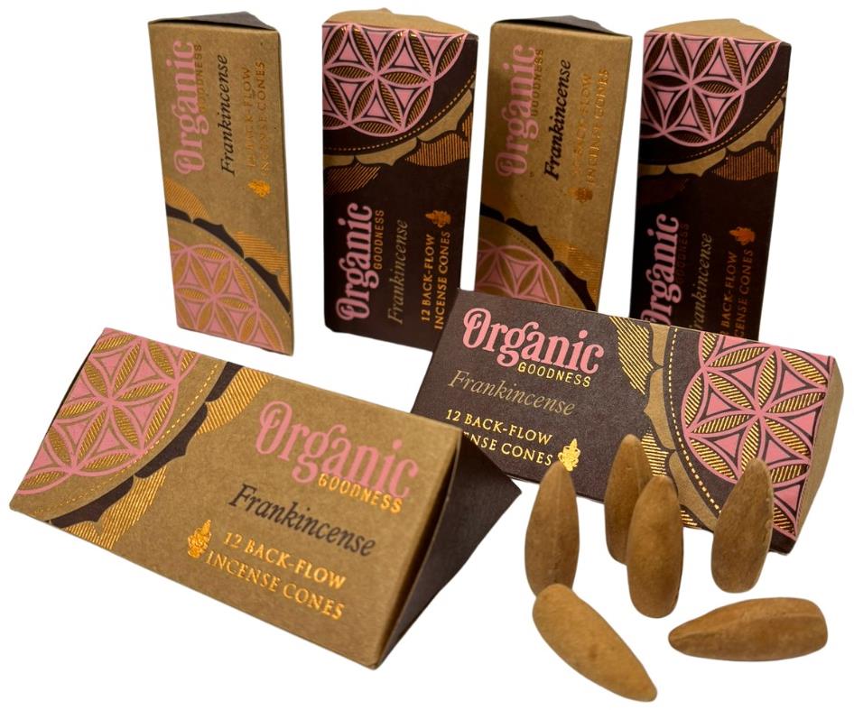 ARÔME Set 6x 12 organických vonných františků se zpětným tokem, Frankincense
