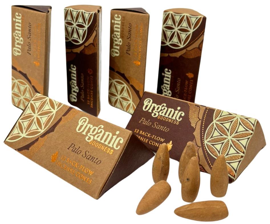 ARÔME Set 6x 12 organických vonných františků se zpětným tokem, Palo Santo