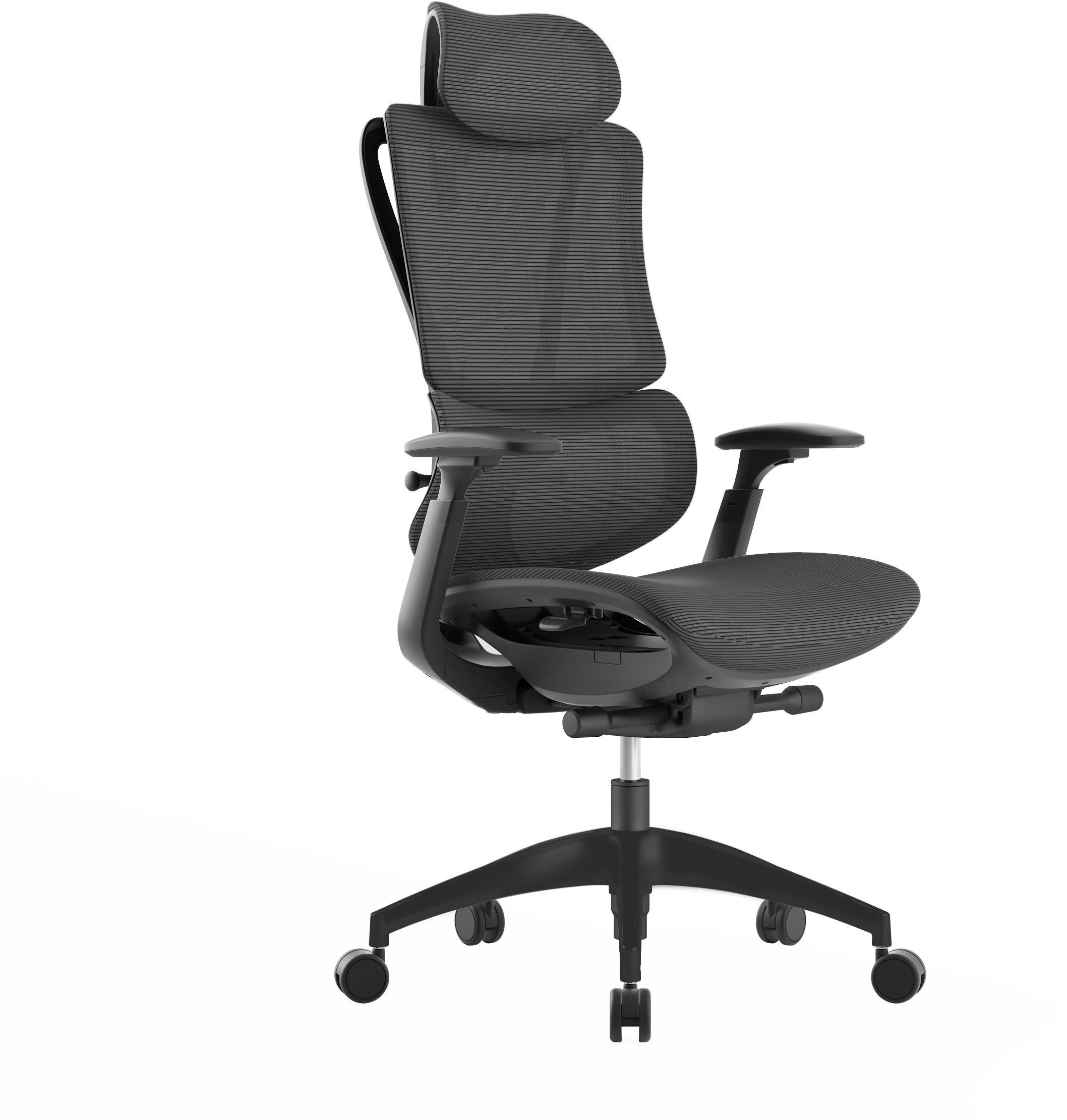 Kancelářská židle ANTARES Blaze v tmavě šedé síťovině