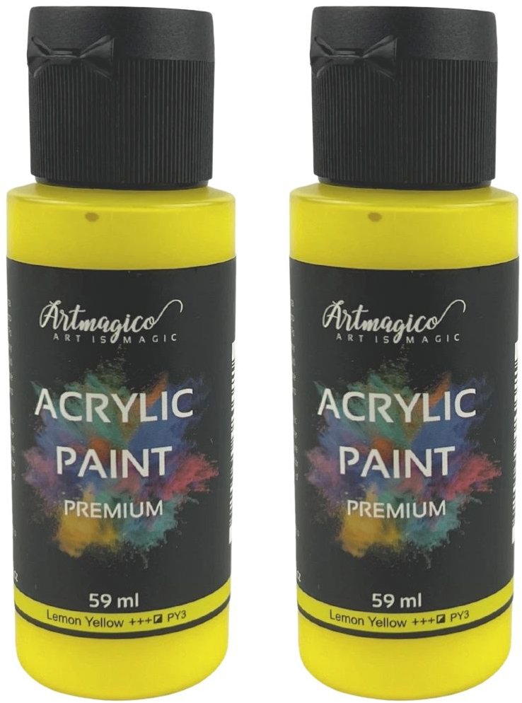Artmagico Premium 59 ml, Lemon Yellow, balení 2 ks