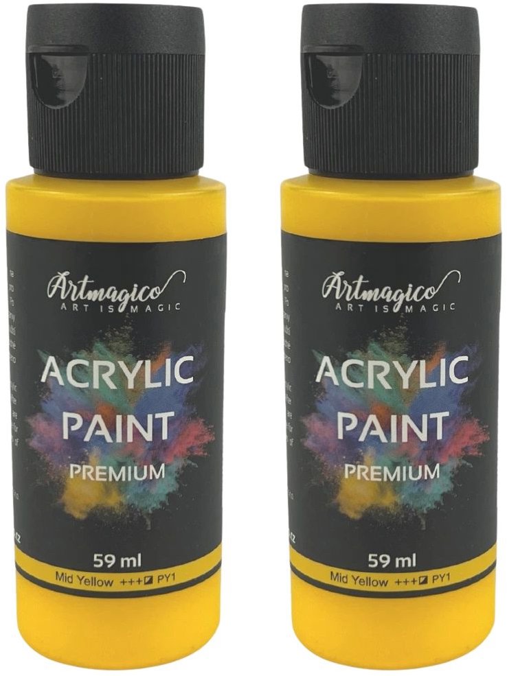 Barva Artmagico Premium 59 ml, Mid Yellow