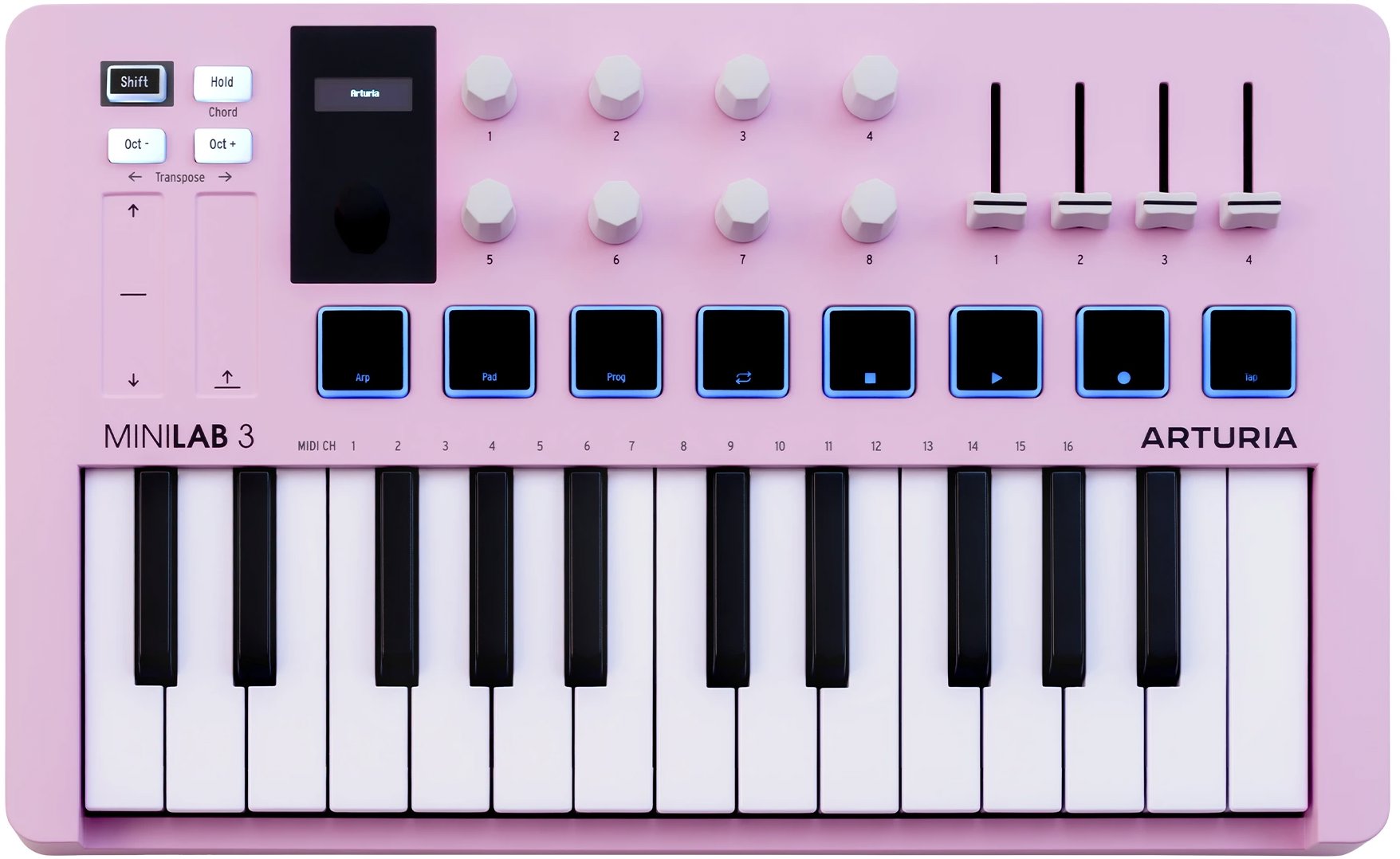 Arturia MiniLab 3 Rose Quartz