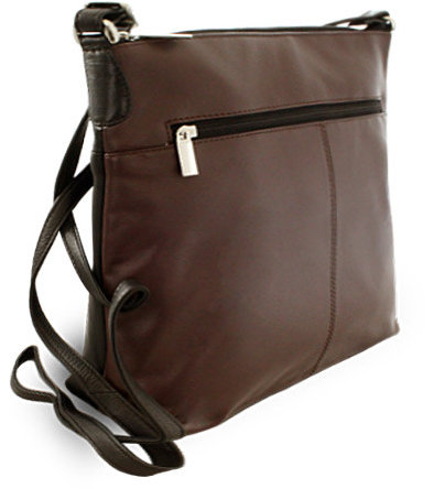 Arwel hnědočerná crossbody kabelka Margaret