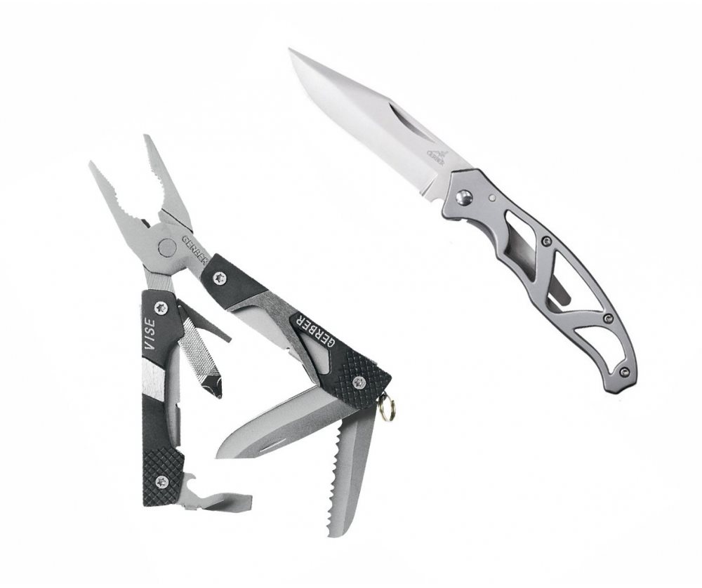 Gerber sada kleští Vise a nože Mini-Paraframe