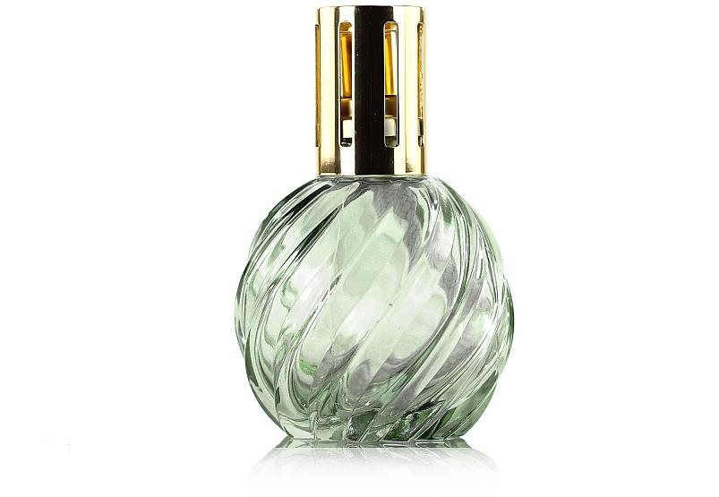 Ashleigh & Burwood Velká katalytická lampa SPIRAL GREEN skleněná zelená