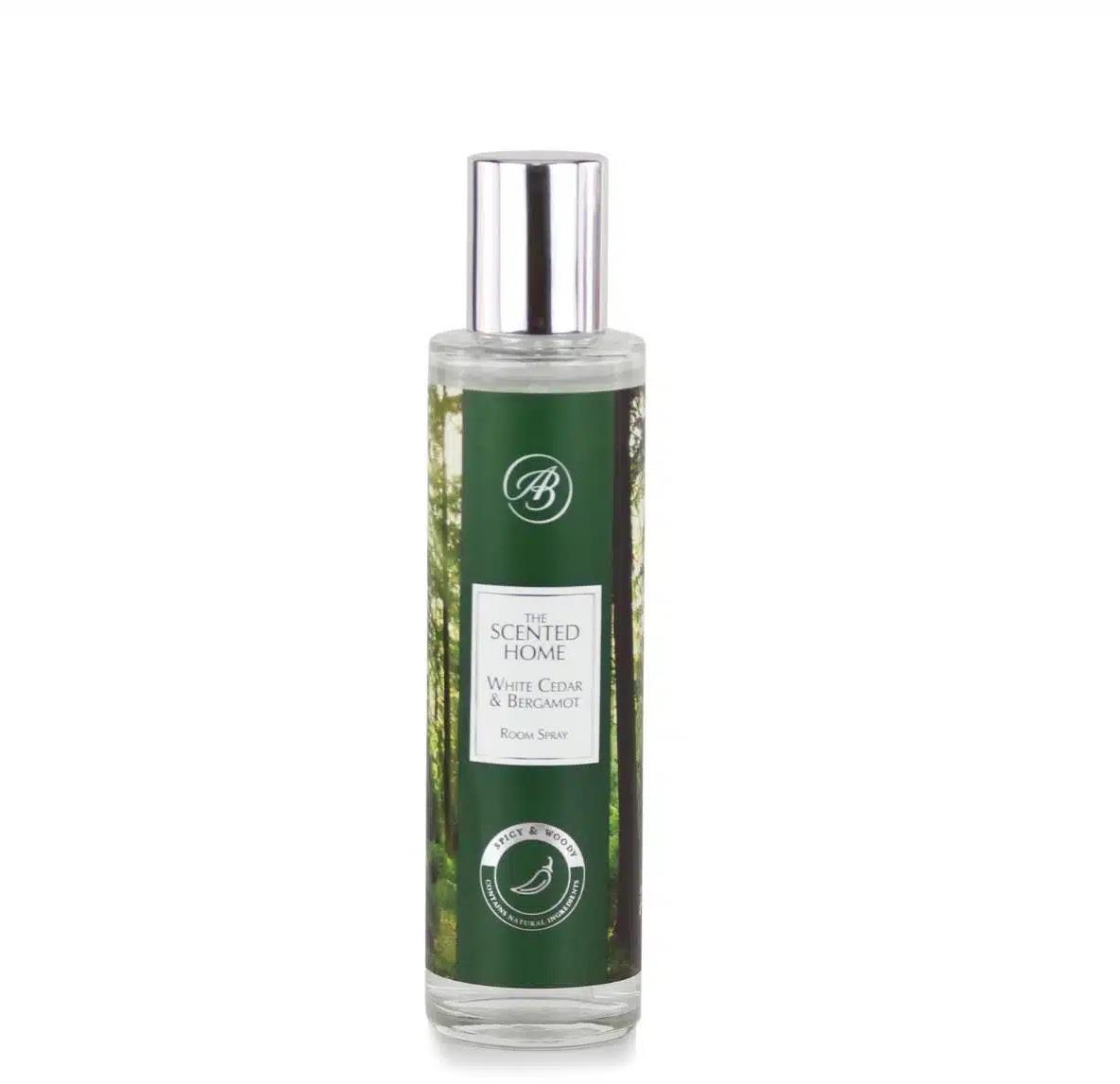Ashleigh & Burwood Vonný bytový sprej The Scented Home White Cedar & Bergamot, 100 ml