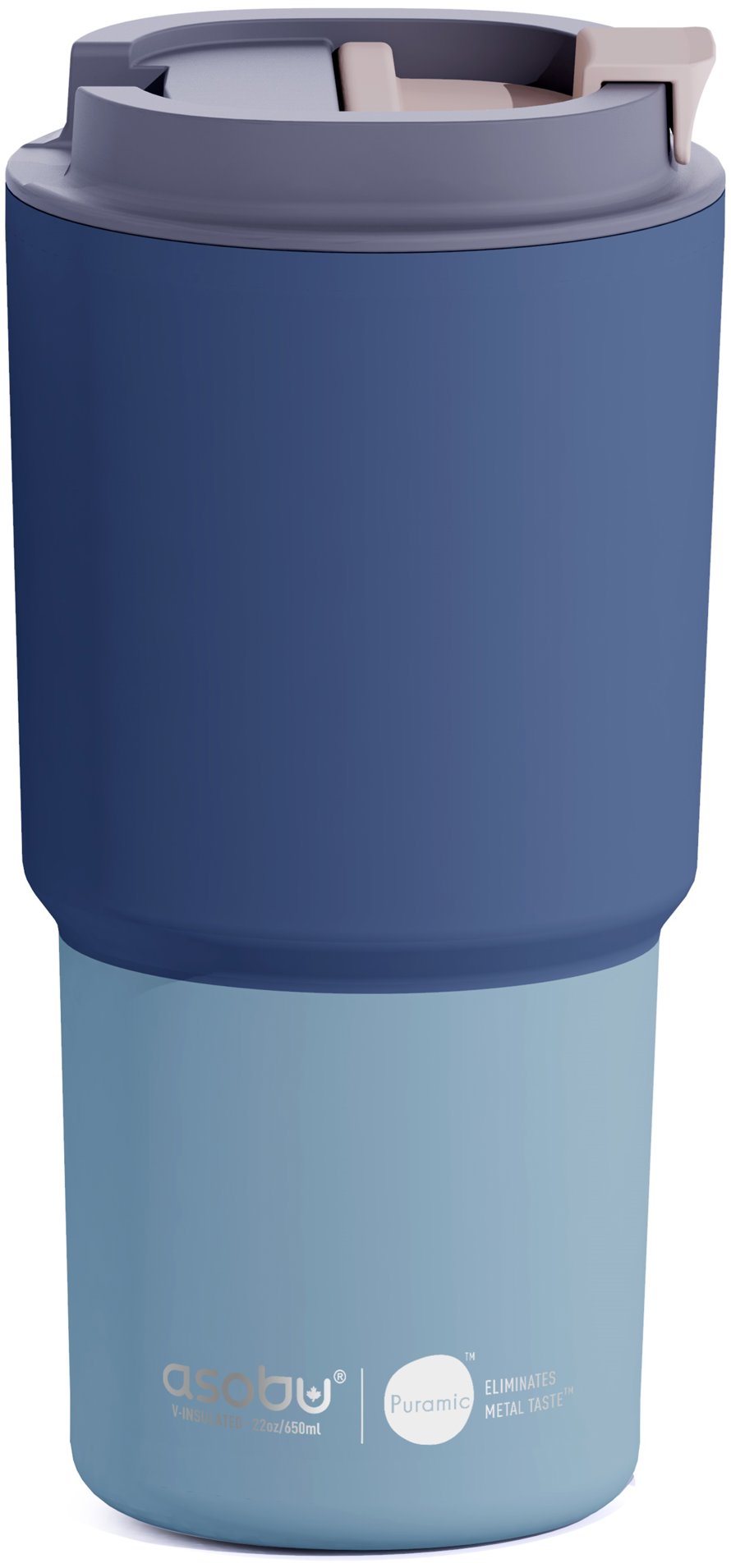 Asobu Pick Me Up cestovní termohrnek Pastel blue 650 ml