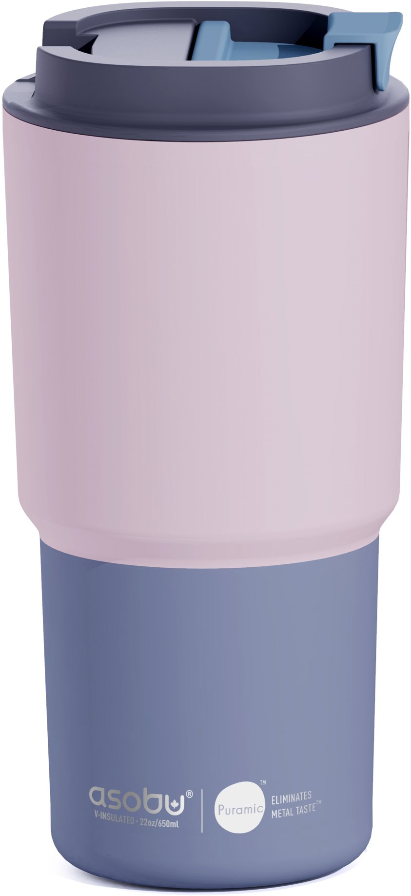Asobu Pick Me Up cestovní termohrnek Pastel pink 650 ml