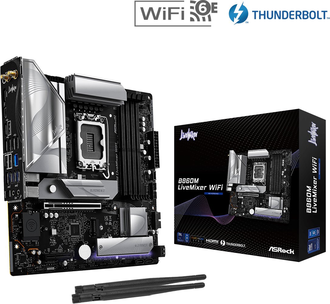 ASROCK B860M LiveMixer WiFi