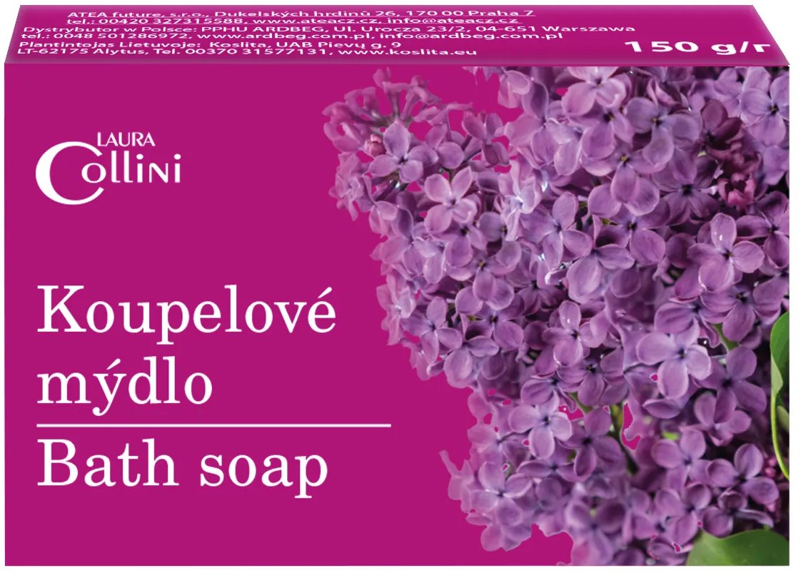 Laura Collini Koupelové mýdlo Šeřík 2 × 150 g