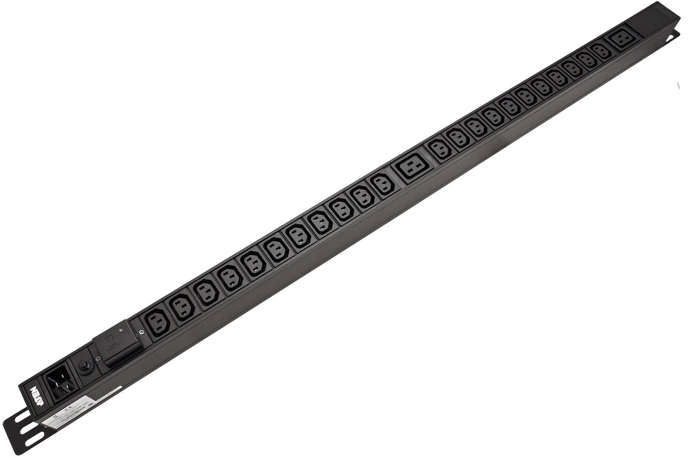 Aten Vertikální napájecí panel 22 × C13 + 2 × C19, vidlice C20