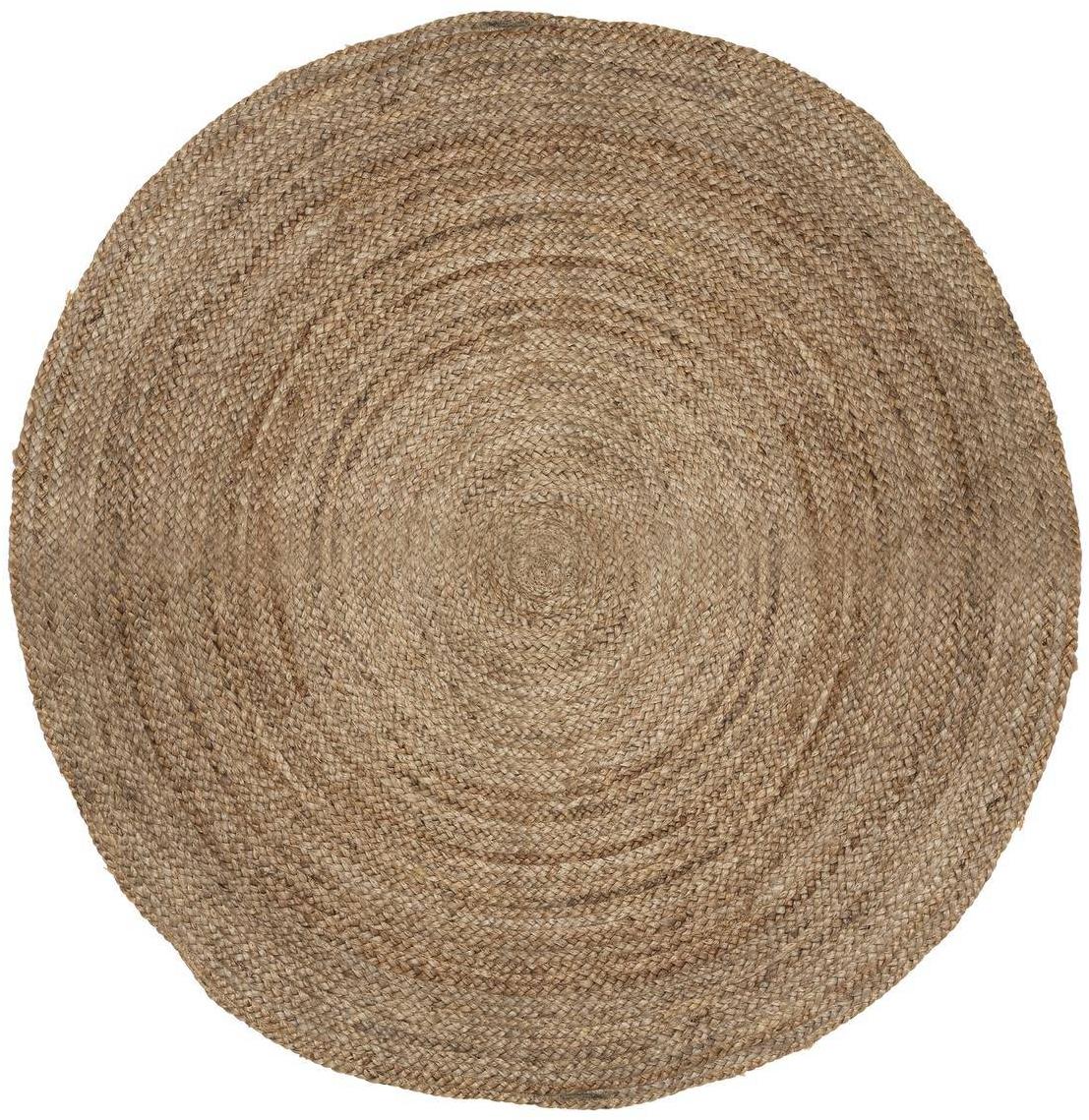 Atmosphera Jutový koberec kulatý, průměr 120 cm, přírodní