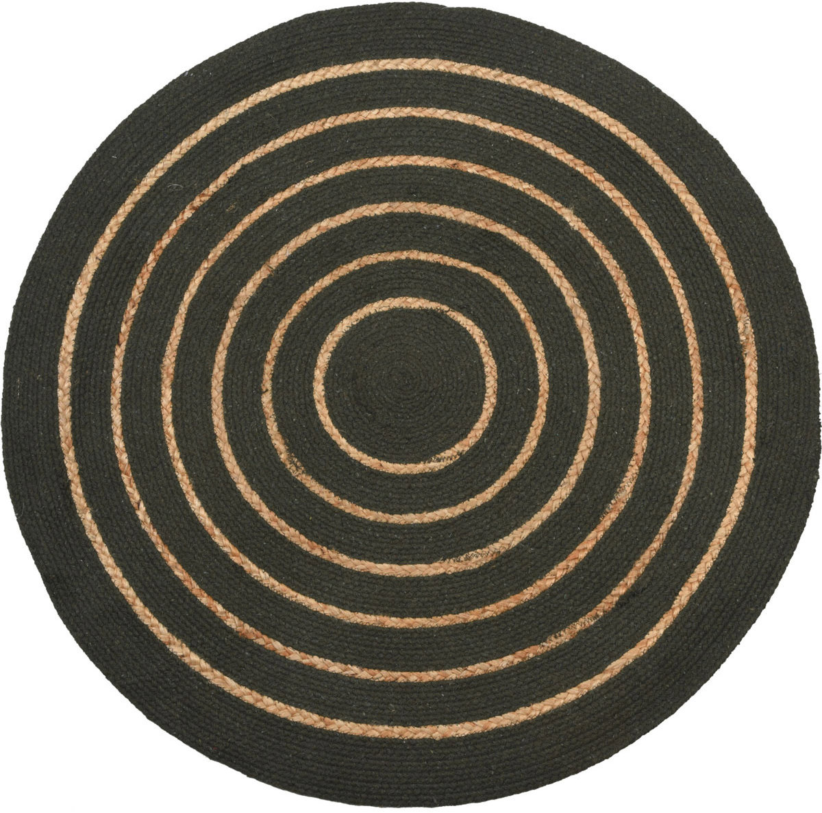 Home Styling Collection Kulatý bavlněný koberec, průměr 90 cm