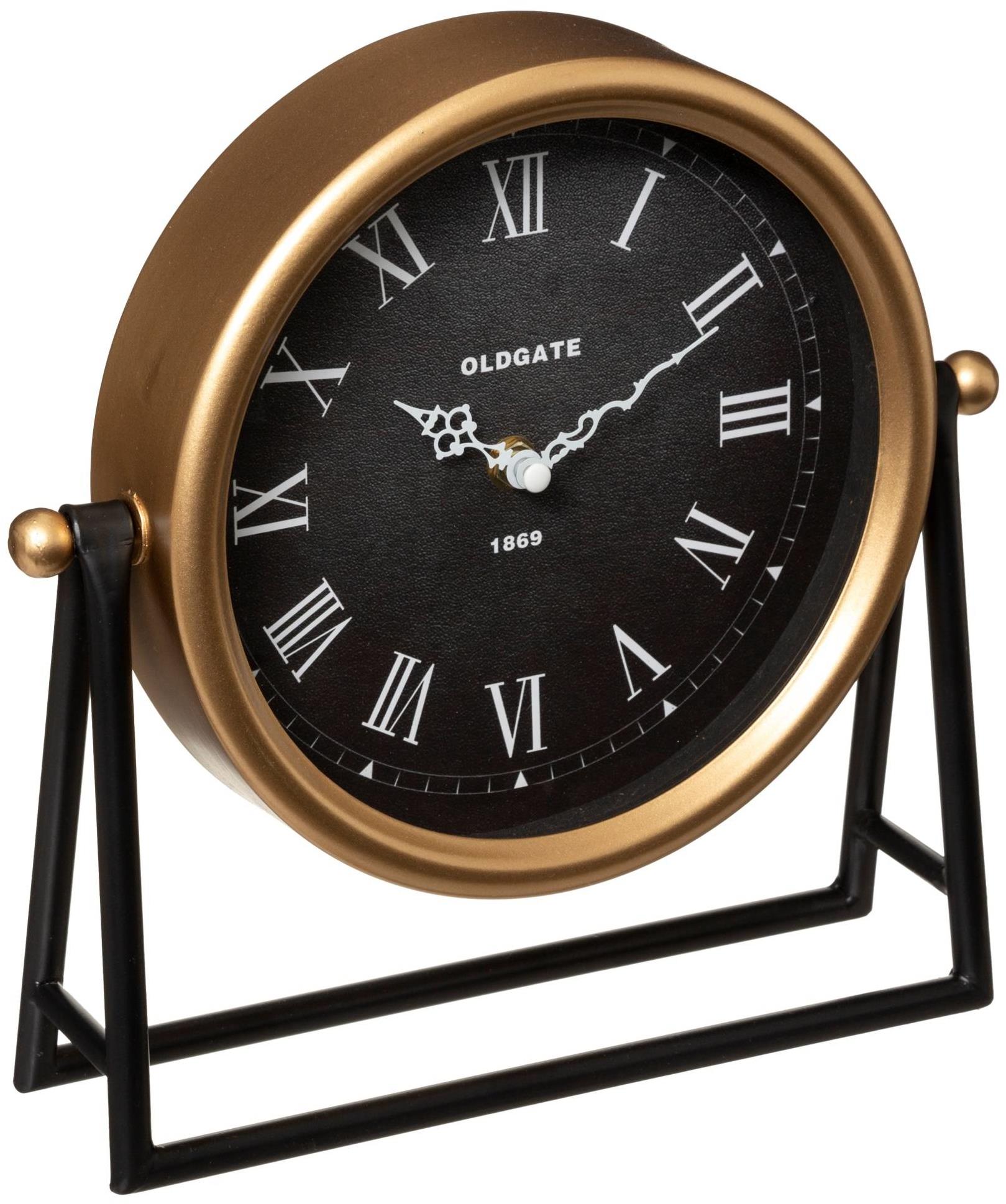 Atmosphera Stojací hodiny LUCA, 21 cm, černý