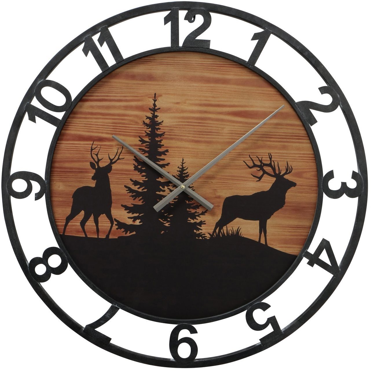 Boltze Home Nástěnné hodiny LUDWIG se zimním motivem, 70 cm