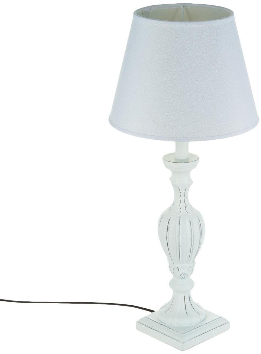Atmosphera Stolní lampa Patine Blanc v moderním interiéru