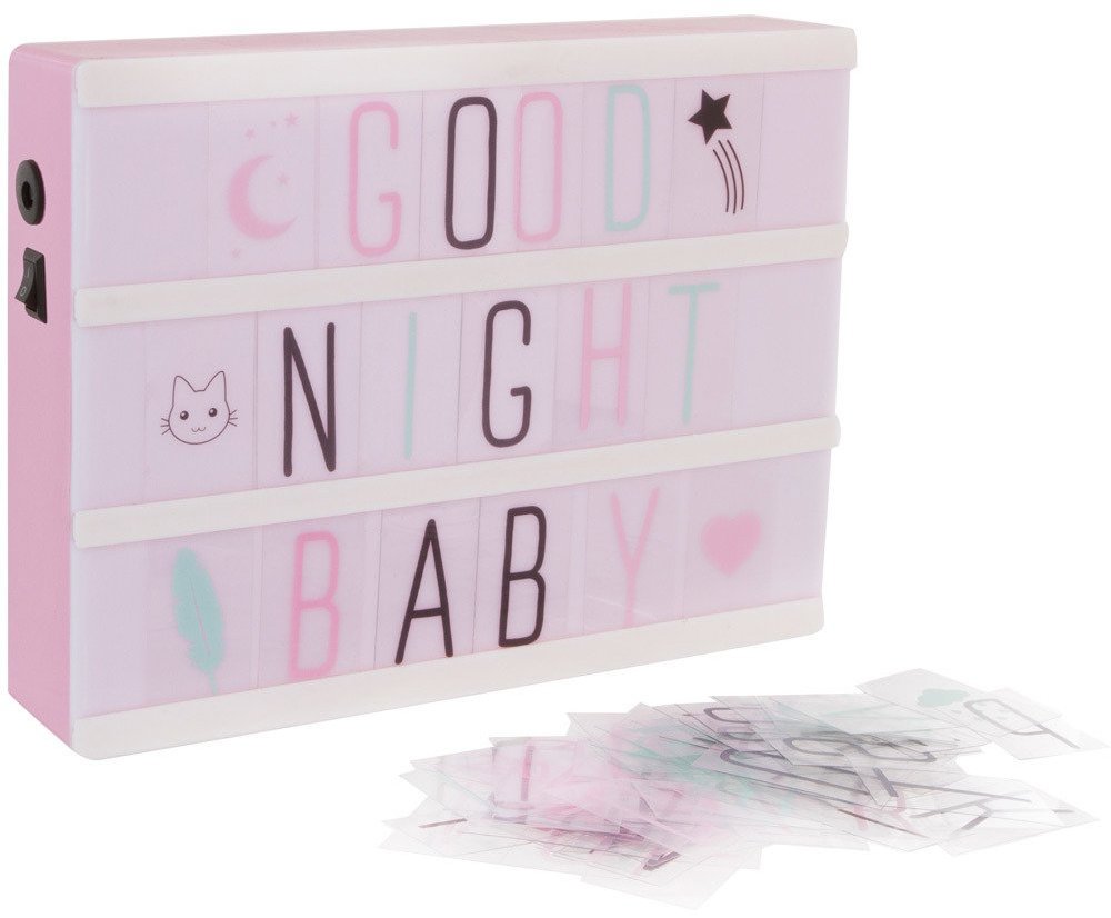 Atmosphera, Rámeček s podsvícením do dětského pokoje s písmeny a symboly