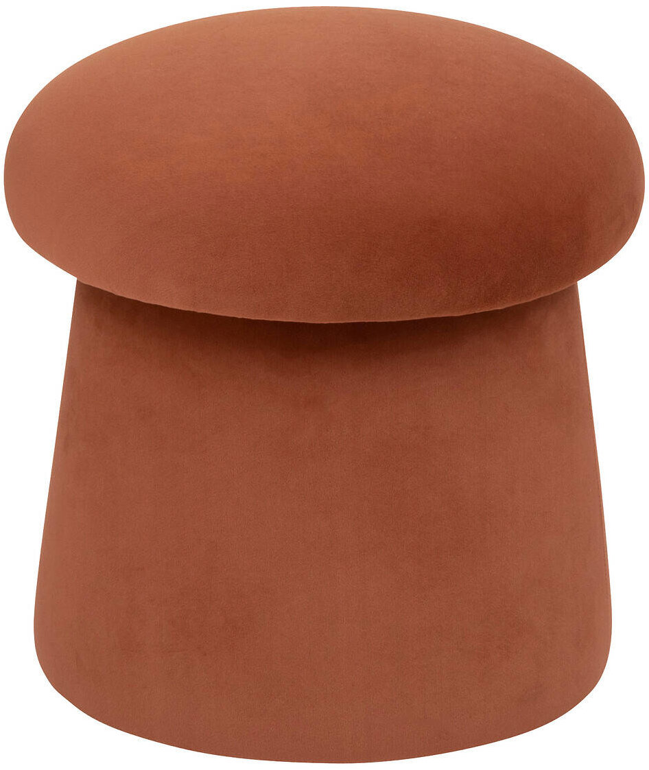 Kulatý taburet NOA od Atmosphera, hnědý, průměr 37 cm