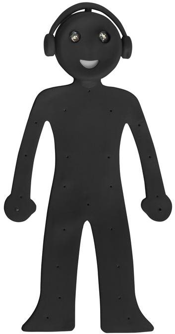 Balvi Knižní záložka/lampička Android 25932 černá