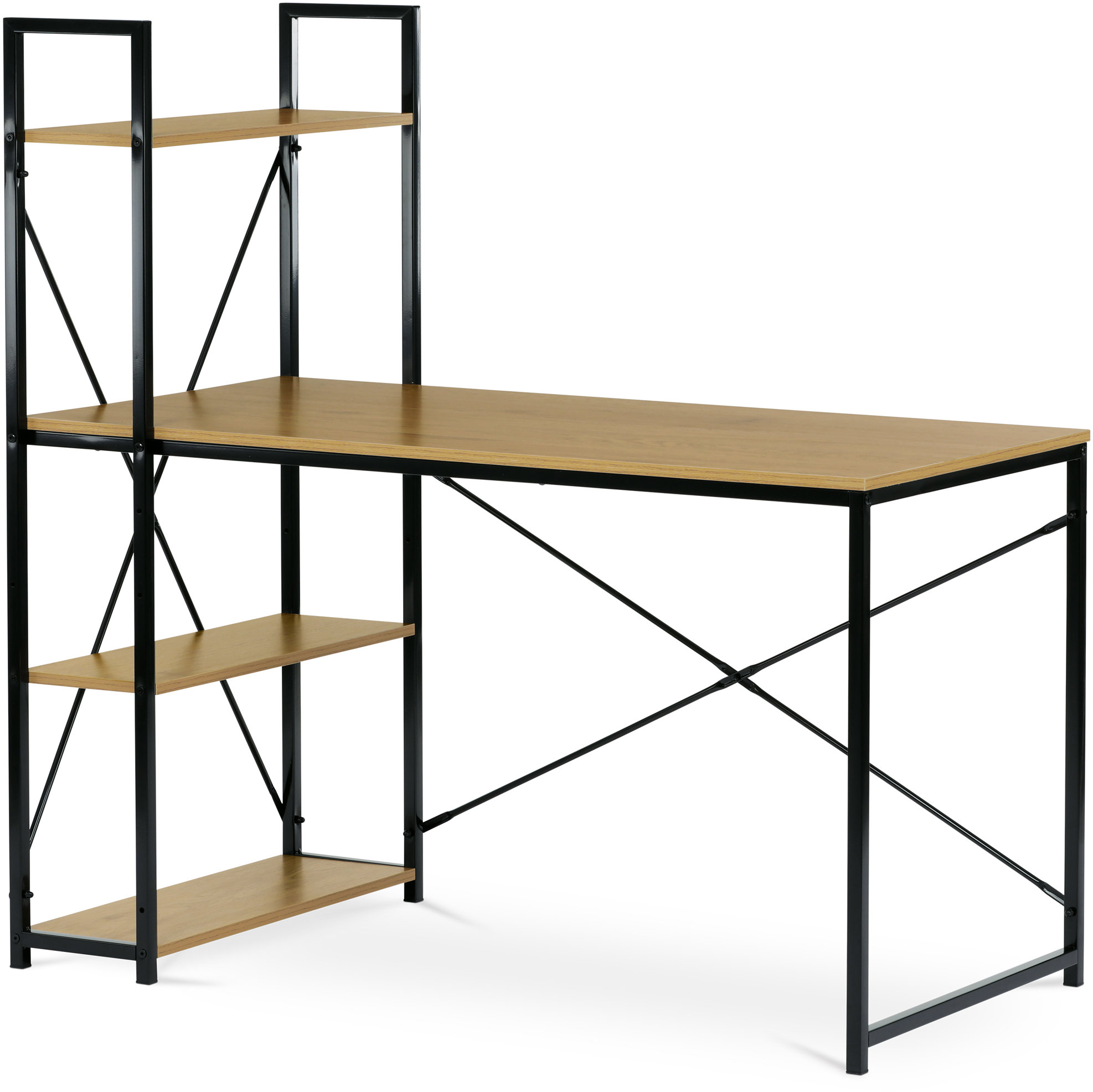 Kancelářský stůl HOMEPRO Oron hnědý