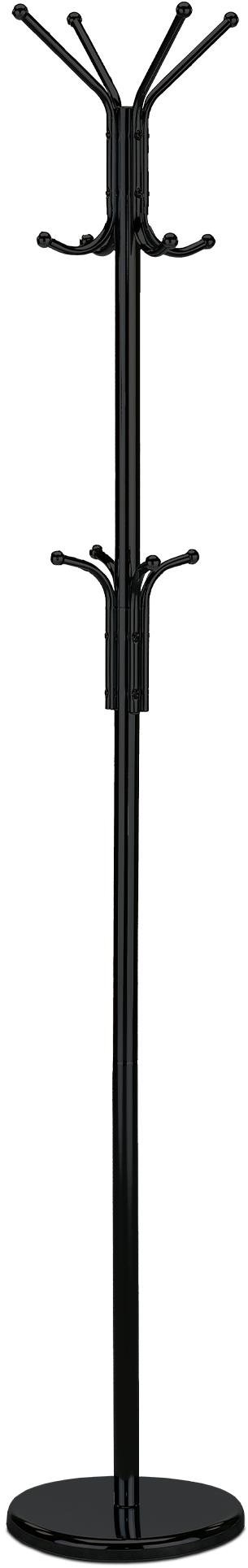 ARTIUM Věšák stojanový ALAN, výška 182 cm, černý