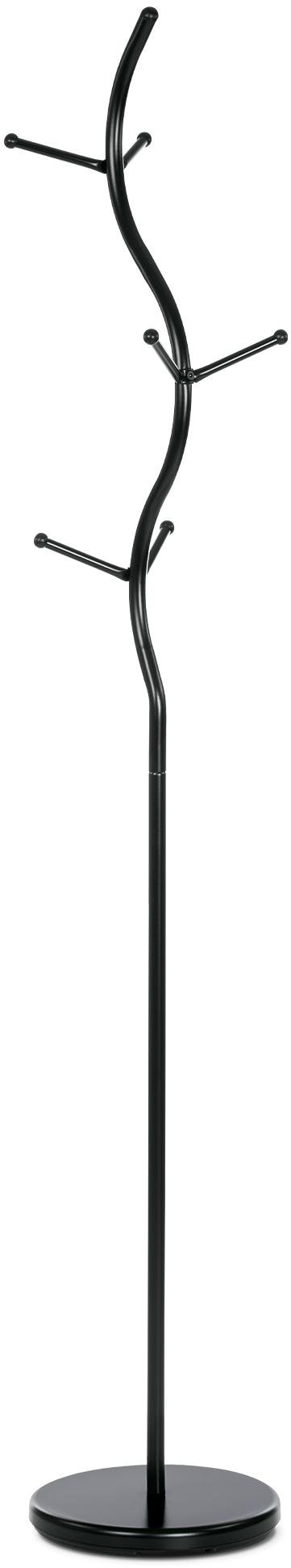 ARTIUM Věšák stojanový BENT, výška 181 cm, černý