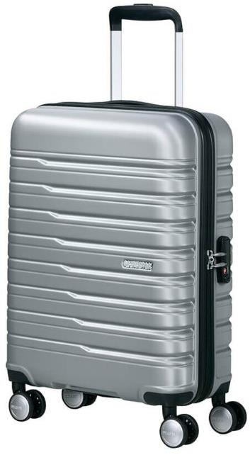 American Tourister Flashline Spinner 55 Sky Silver