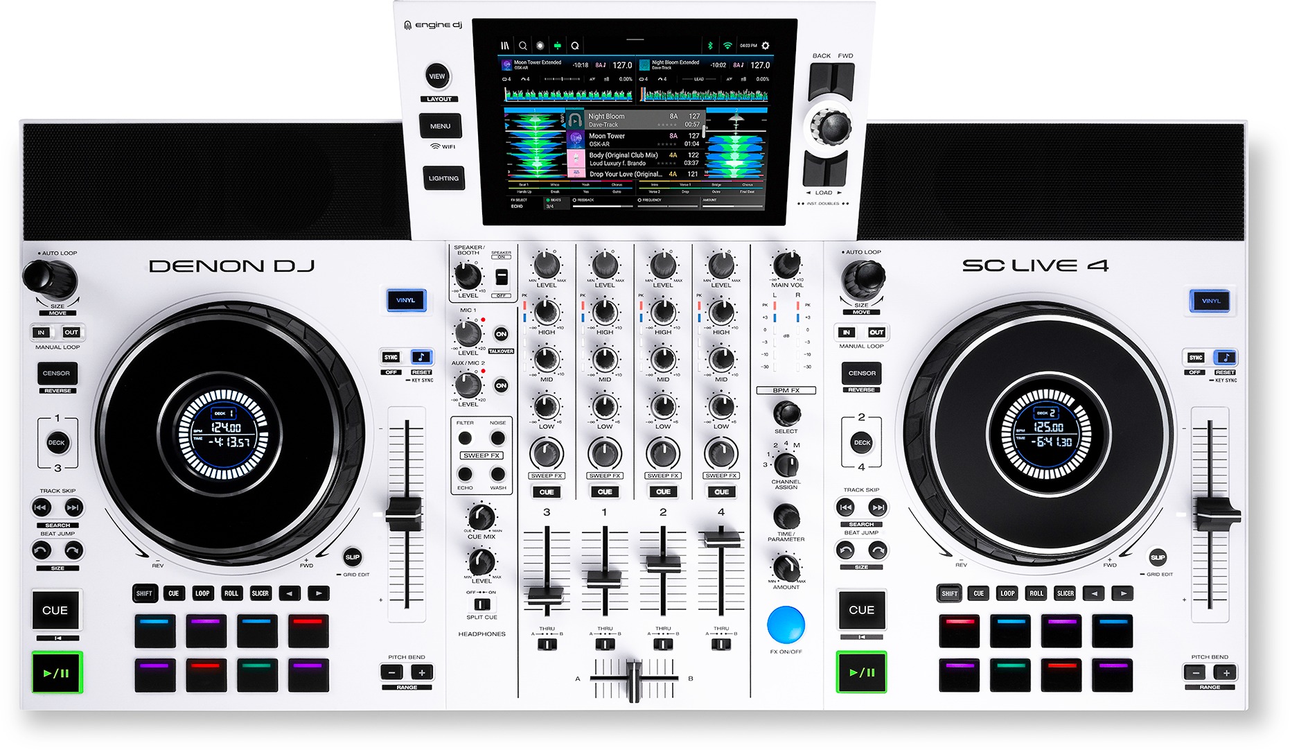 DENON DJ SC LIVE 4 White