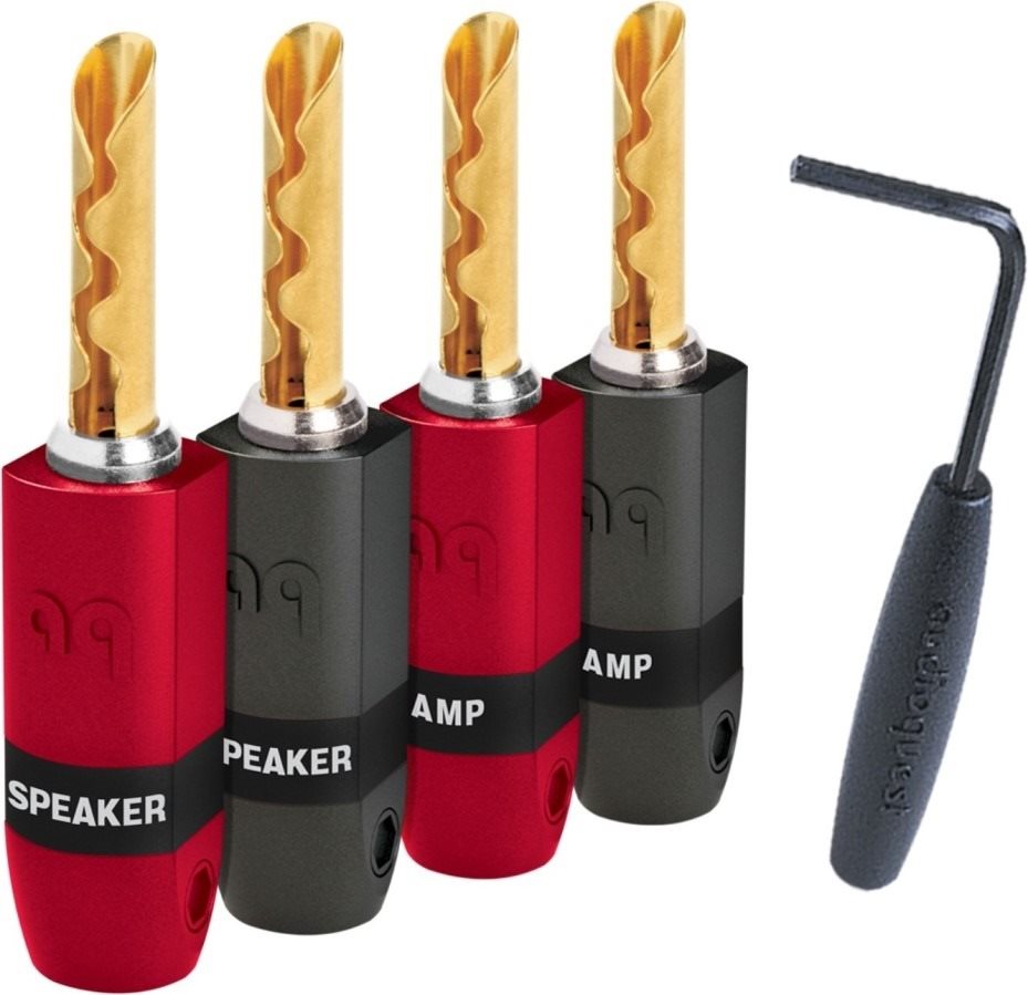 AudioQuest SureGrip-BFA/Banana Gold (set 4ks)
