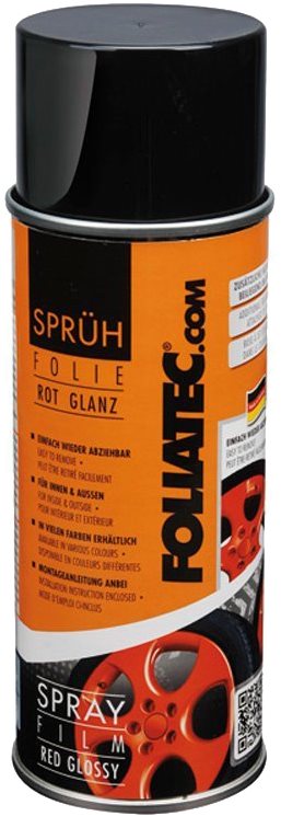 FOLIATEC - ve spreji - červená lesklá 400 ml