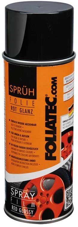FOLIATEC - ve spreji - červená lesklá 2x 400 ml