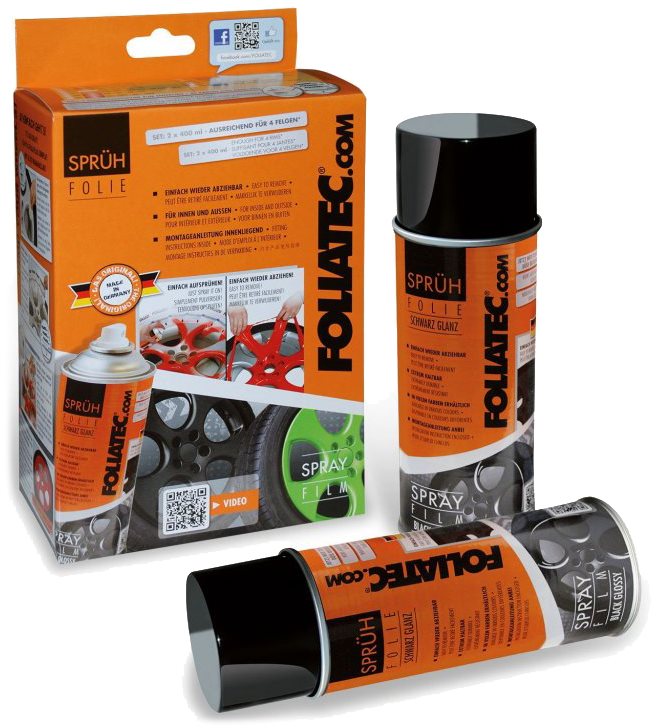 FOLIATEC - ve spreji - bílá lesklá 2x 400 ml
