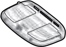SHAD Plotna pro kufry SH45/SH39/SH42
