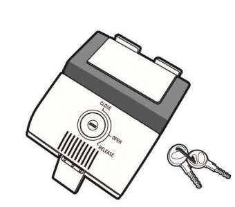 SHAD Zavírací mechanismus tmavě šedý pro SH48