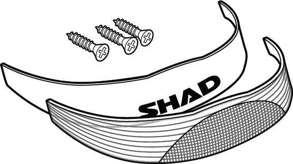 SHAD Reflexní prvky bílá pro SH29